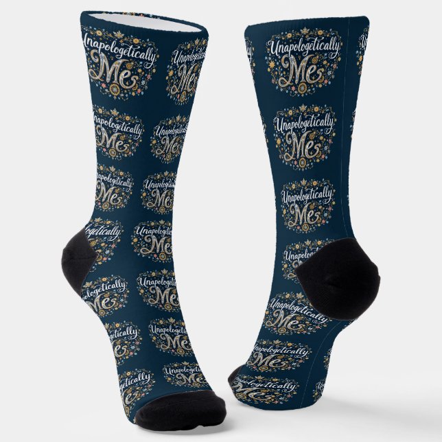 B&E Socks Bold and Elaborate Design 002102 (Angled)