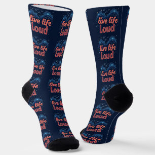B&E Socks Bold and Elaborate Design 002159