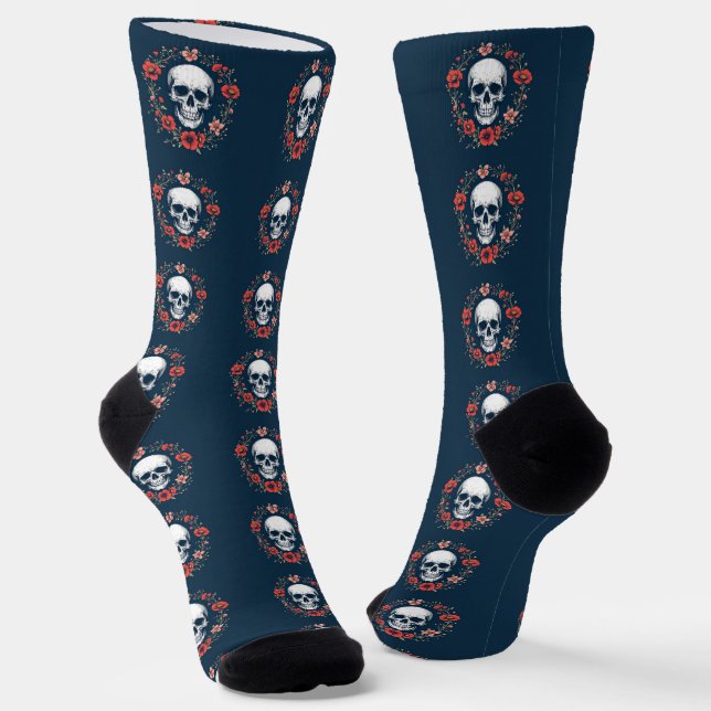 B&E Socks Bold and Elaborate Design 002166 (Angled)