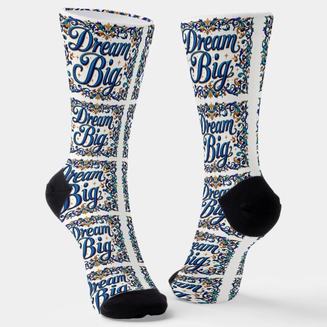 B&E Socks Bold and Elaborate Design 002181 (Angled)