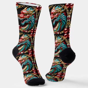 B&E Socks Bold and Elaborate Design 002217