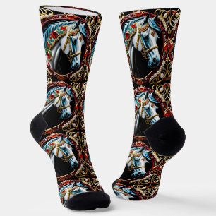 B&E Socks Bold and Elaborate Design 002223
