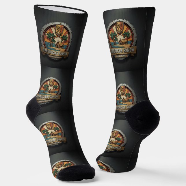 B&E Socks Bold and Elaborate Design 002278 (Angled)