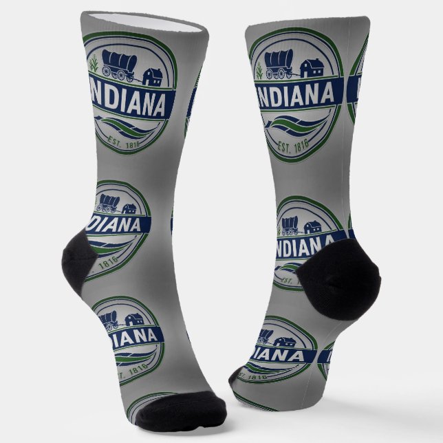 B&E Socks Bold and Elaborate Design 002313 (Angled)