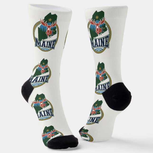 B&E Socks Bold and Elaborate Design 002336 (Angled)