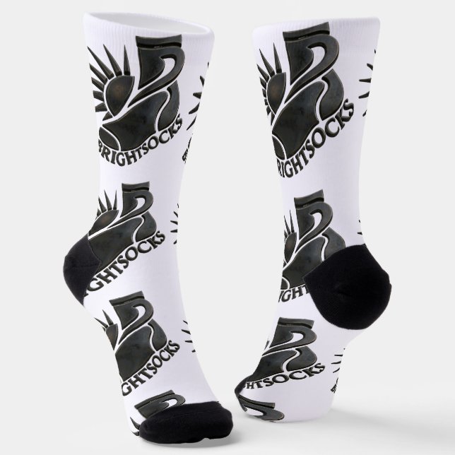B&E Socks Bold and Elaborate Design 002353 (Angled)