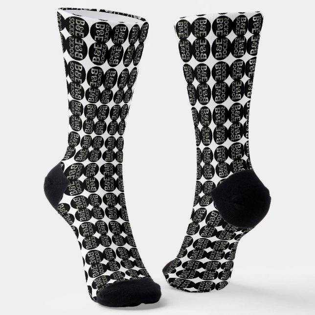 B&E Socks Bold & Elaborate Design 0048159 (Angled)