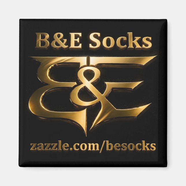 B&E Socks Bold & Elaborate Design 0048173 Magnet (Front)