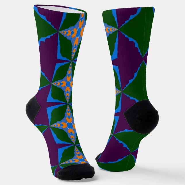 B&E Socks Bold & Elaborate Design 0048178 (Angled)