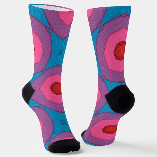 B&E Socks Bold & Elaborate Design 0048198 (Angled)