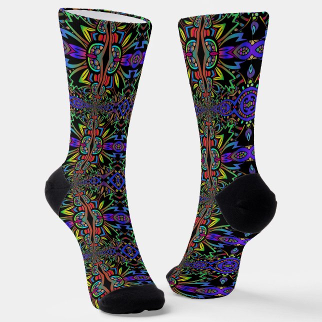 B&E Socks Bold & Elaborate Design 0048216 (Angled)
