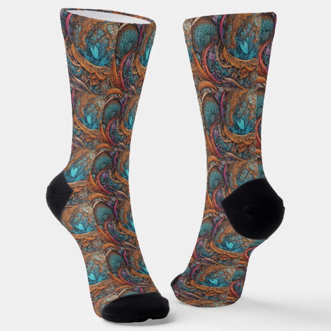B&E Socks Bold & Elaborate Design 0048950 (Angled)