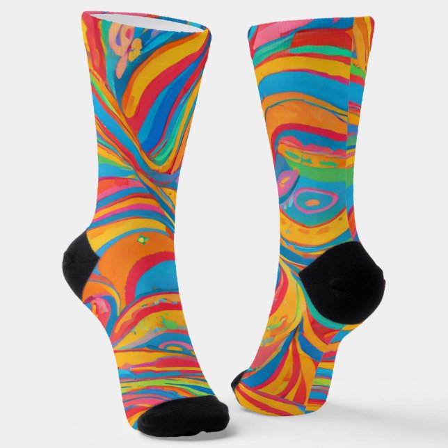 B&E Socks Bold & Elaborate Design 0048962 (Angled)