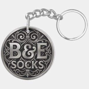 B&E Socks Bold & Elaborate Design 0049553 Key Ring