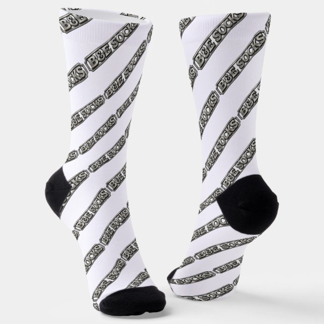 B&E Socks Bold & Elaborate Design 0049555 (Angled)