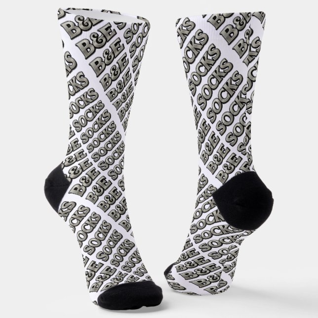 B&E Socks Bold & Elaborate Design 0049556-2 (Angled)