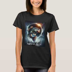 B Fish Solar Eclipse April 8 2024 T-Shirt