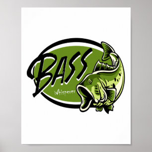 B Fisherman Fishing For B Tee B Whisperer  Poster