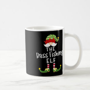 B Fishing Elf Group Christmas Funny Pajama Party Coffee Mug