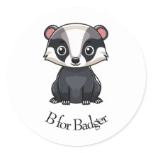 B for Badger