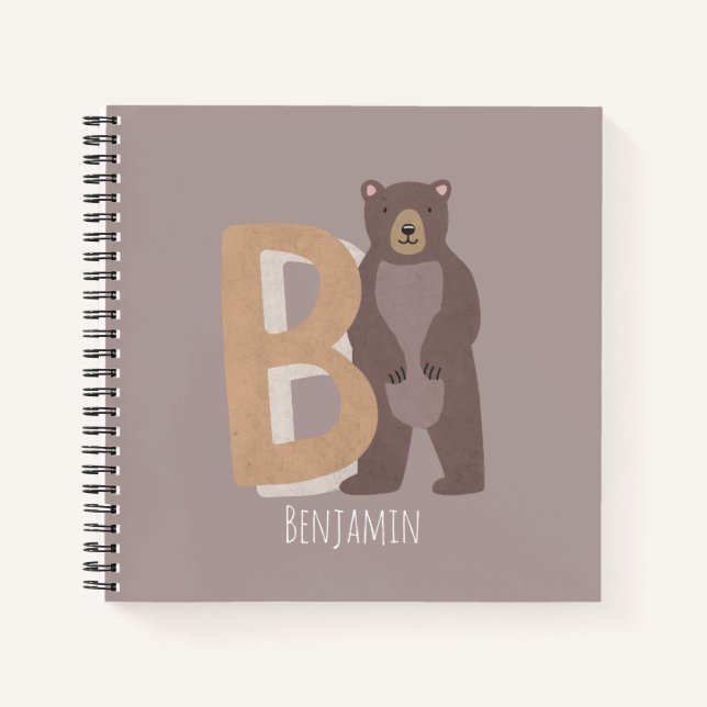 B for Bear Notebook (Front)