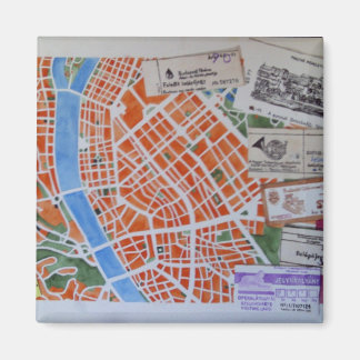 B for Budapest magnet