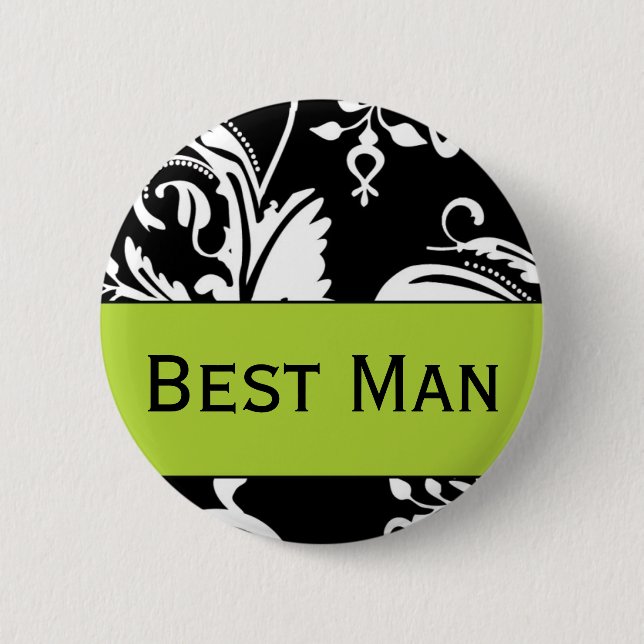 B&G Best Man Button (Front)