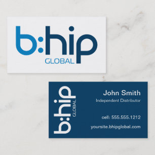 b:HIP Distributor Business Card Blue