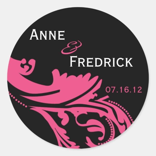 B&HP Bride &Groom Graphic Sticker (Front)