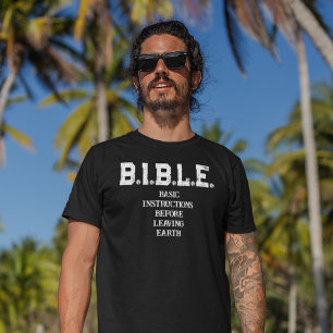 B.I.B.L.E.: Basic Instructions Men's T-Shirt