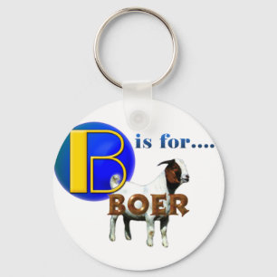 B is Fo rBOER - GOAT GIFTS Key Ring