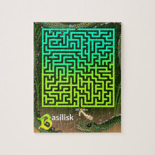 B is for Basilisk Maze Jigsaw Puzzle
