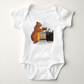 B is for Bear and Banana Bread Baby Bodysuit