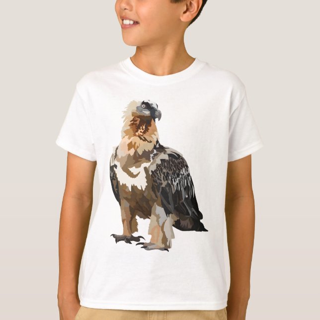 B is for Bearded Vulture  T-Shirt (Front)