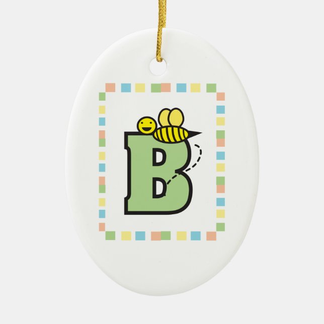 B is for Bee Ornament (Front)