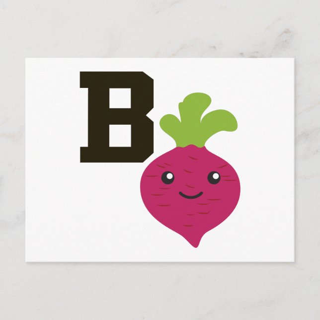 B is for Beet Postcard (Front)
