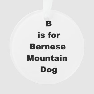 b is for bernese mt dog.png ornament