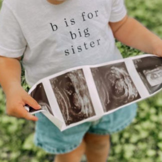 B is for Big Sister Baby Fine Jersey T-Shirt