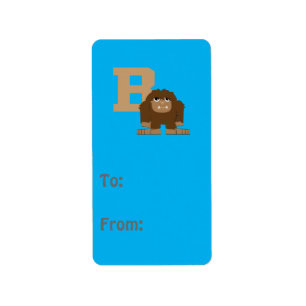 B is for Bigfoot Label