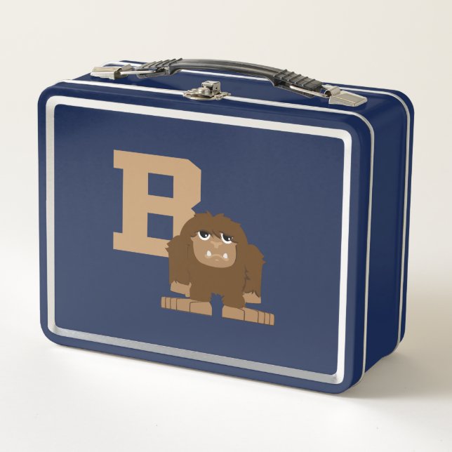 B is for Bigfoot Metal Lunch Box (Front)