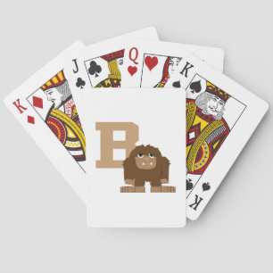B is for Bigfoot Playing Cards