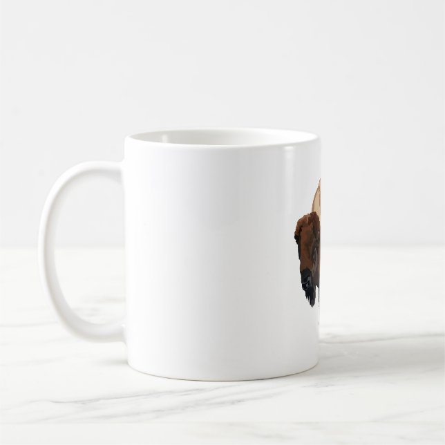 B is for Bison Coffee Mug (Left)