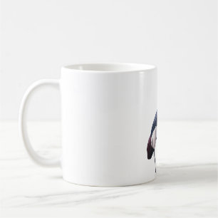 B is for Black Crowned Crane Coffee Mug
