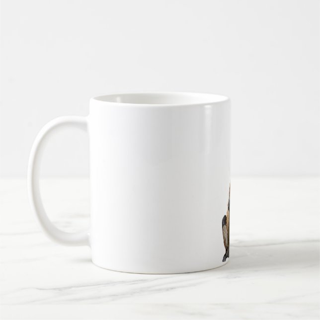 B is for Black Handed Spider Monkey Coffee Mug (Left)