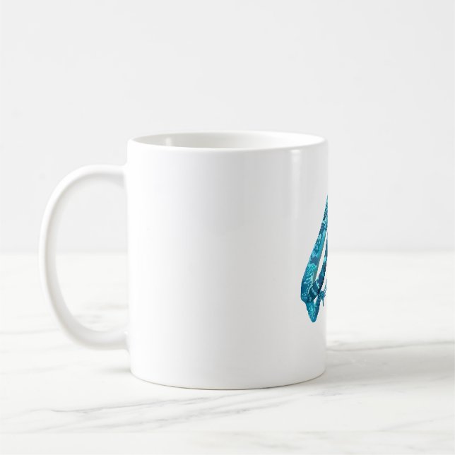 B is for Blue Tree Monitor Coffee Mug (Left)