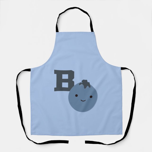 B is for Blueberry Apron (Front)