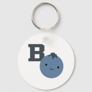 B is for Blueberry Key Ring