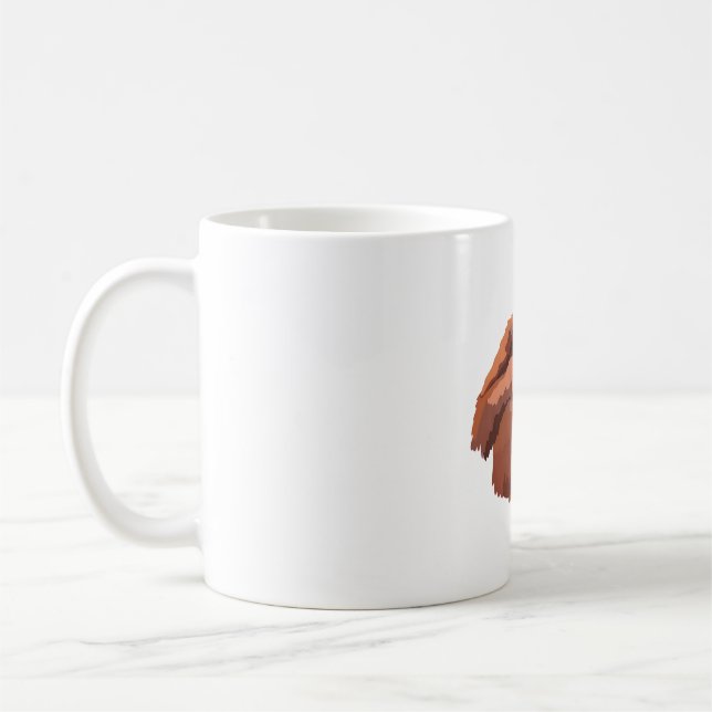 B is for Bornean Orangutan Coffee Mug (Left)