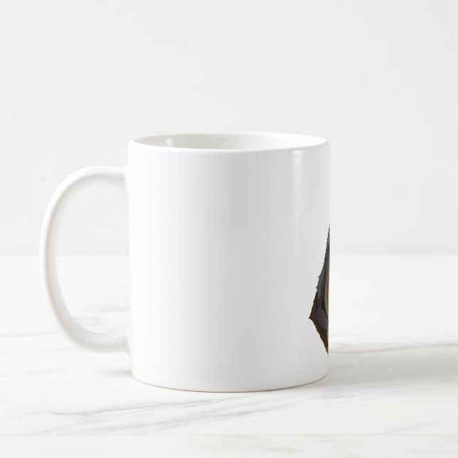 B is for Brown Spider Monkey Coffee Mug (Left)