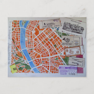 B is for Budapest postcard